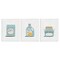 Stupell Industries Minimal Laundry Phrases 3pc Canvas Wall Art Set Design by Rachel Nieman